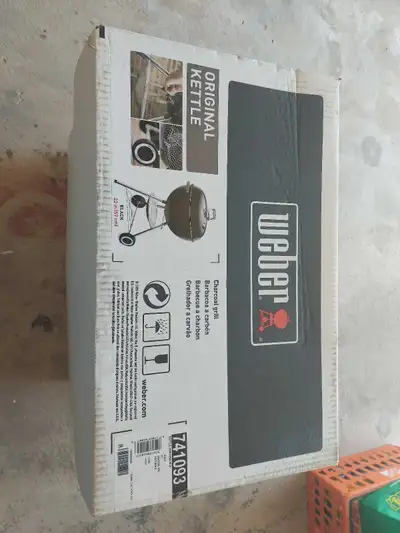 WEBER CHARCOAL BBQ unopened box, View more