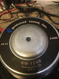 Goldwood GW-1248 8 Ohm Speaker
