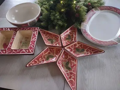 PFALTZGRAFF HOLIDAY SPICE 16 PLACE SETTINGS AND SERVING DISHES, View more