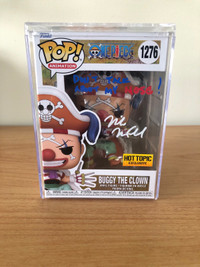 Autographed Funko Pop - BUGGY THE CLOWN - One Piece #1276