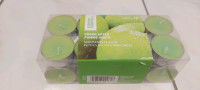 *Brand New* Scented Tealights Candles Green Apple Pack of 18