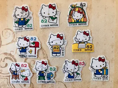 Hello Kitty postage Stamps, View more