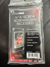 Ultra-Pro 4-Screw Recessed Screwdown Card Case