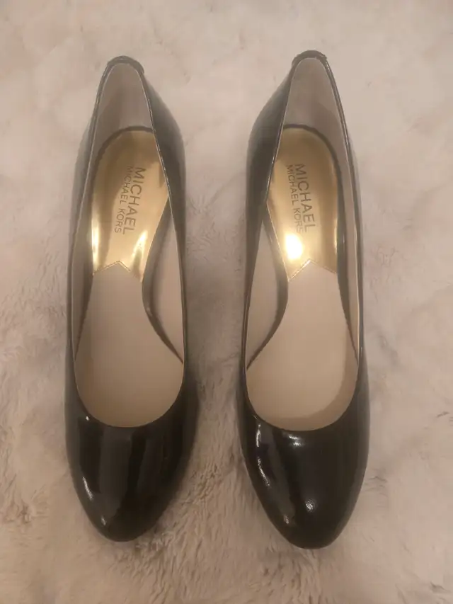 Michael Kors Black Patent Heels