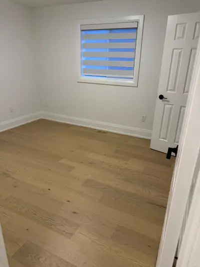 Attached washroom with Walk in closet Large Bright room with windows Clean, quiet, and safe neighbor...