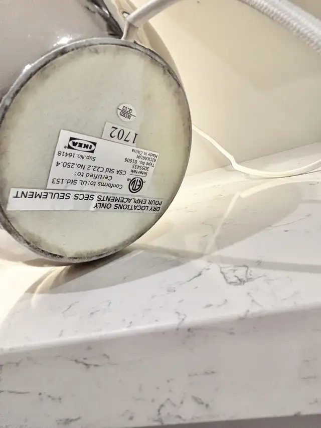 Table Lamp from IKEA with LED bulb in Indoor Lighting & Fans in Oakville / Halton Region - Image 5