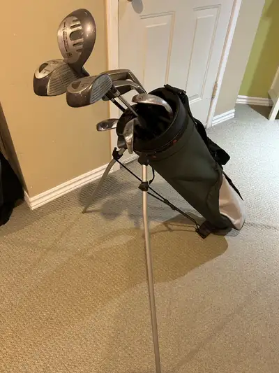 Golf clubs and bag  Left-handed, View more