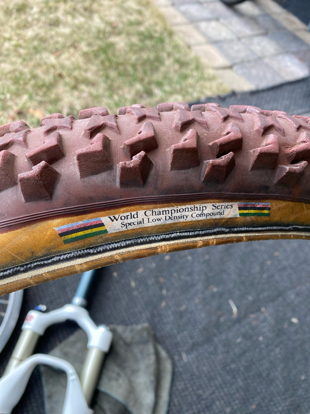 Red Ritchey Megabite tire $40 in Frames & Parts in Calgary