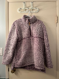 Medium Jackson Hole 1/4 Zip Ultra Plush Sweater purple