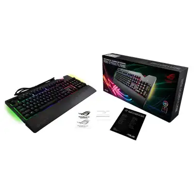 Asus XA01 ROG Strix Flare Backlit Mechanical Cherry MX Red Gaming Keyboard - NEW Items Included Asus...