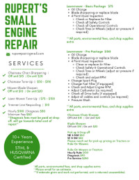 Small Engine Repair & Tune-Ups