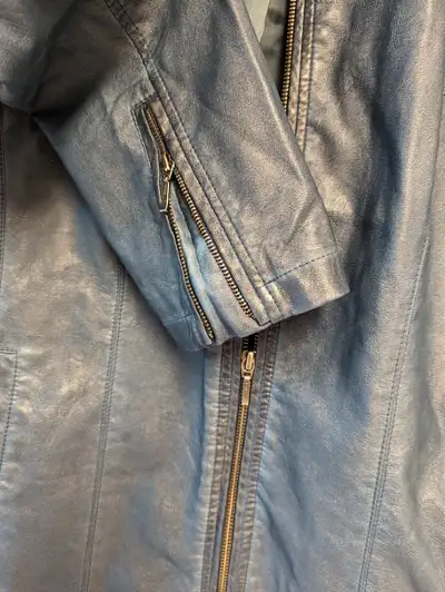 BRAND NEW NEVER WORN. Women's Faux Leather Zip Front Jacket/Coat, View more