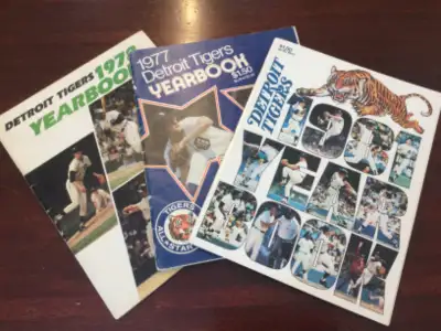Detroit Tigers Baseball Year Books, View more