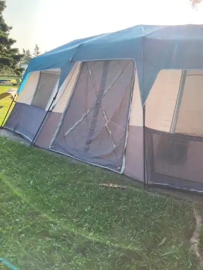 got this tent it is in pretty good shape waterproofed ever sence we owned it never leaked not even o...