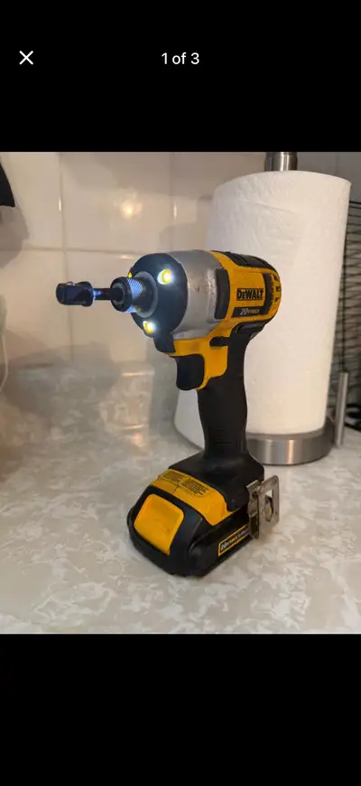 Dewalt 20V impact driver, View more