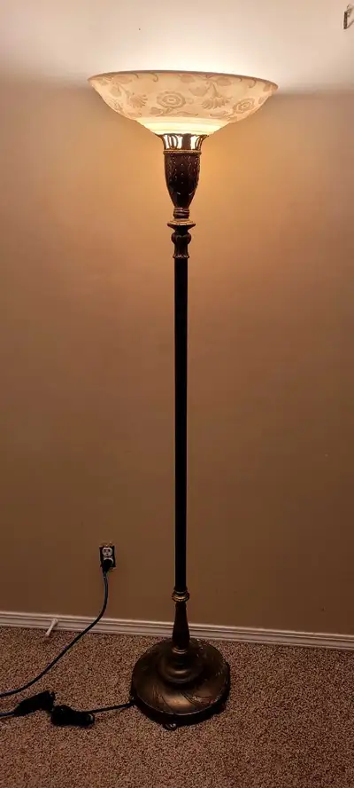 Vintage Torchiere Lamp, View more