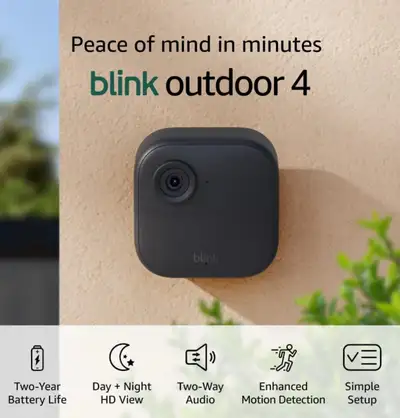 Blink Outdoor 4 - 2 Camera System, View more
