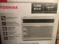 Toshiba 5000 BTU air conditioner