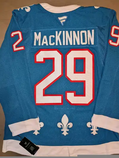 NATHAN MacKINNON Colorado Avalanche NORDIQUES Premium Jersey , View more