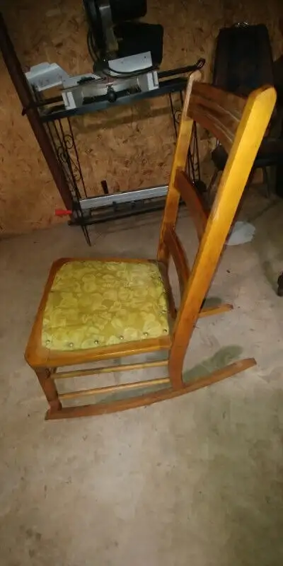 Antique rocking chair, View more