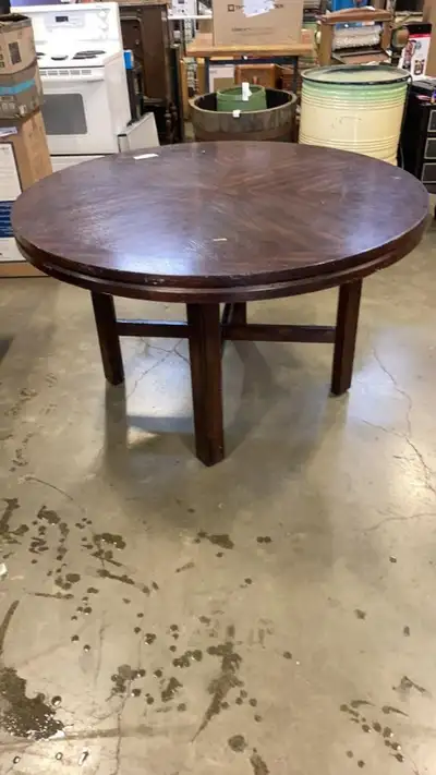 TABLE - DINING - ROUND - WOOD -, View more