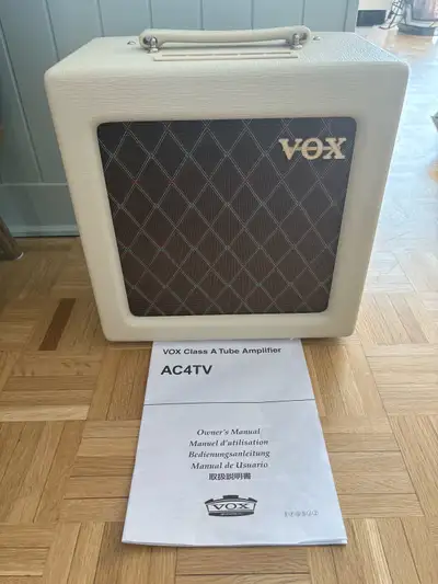 Vox AC4TV 1/4, 1 ou 4 watts, View more