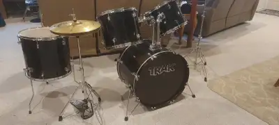 Used Trak Drum Set.  Good condition, View more