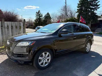 Audi q7 en bonne condition, entretien fait régulièrement et antirouille métropolitain l’hiver