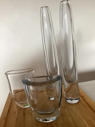 Vintage Swedish Glassware Vase's, View more