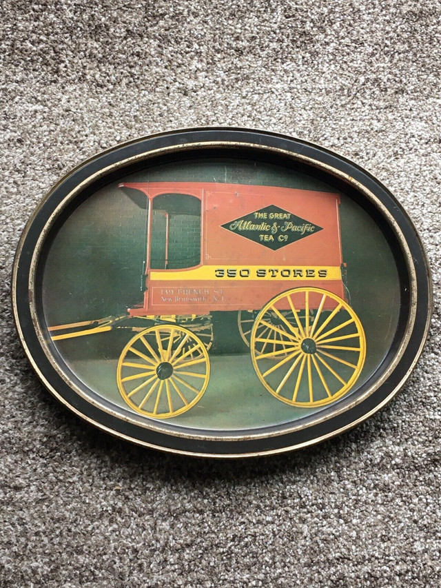 GREAT ATLANTIC AND PACIFIC TEA COMPANY ADVERTISING TRAY $20 in Arts & Collectibles in City of Toronto