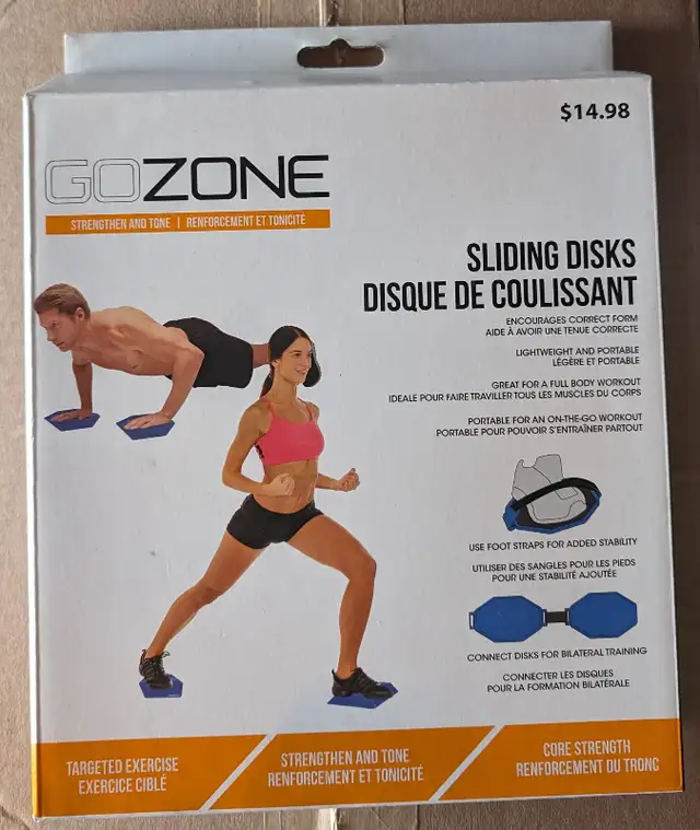 GoZone Sliding Discs – Blue/Black