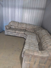$350! Can deliver - sectional with  sofa bed  and recliner 