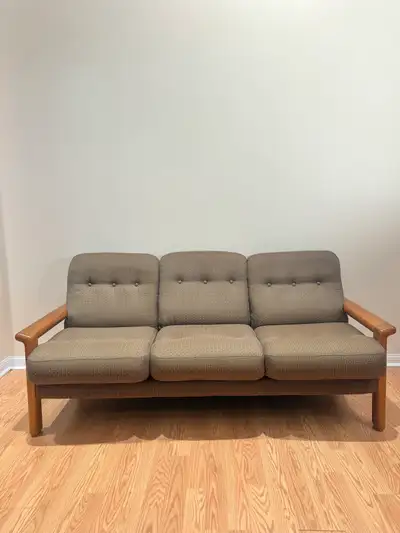 Mid Century Teak 3-seater Sofa, View more