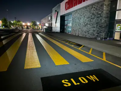 Parking Lot Line Striping - Pavement Marking - Line Painting Call Us Now for A Quote (437)986-5552 (...