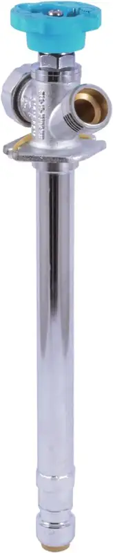 SharkBite 8 Inch Frost Free Sillcock, 1/2 x 3/4 Inch MHT, Push to Connect Brass Plumbing Fitting, PE...