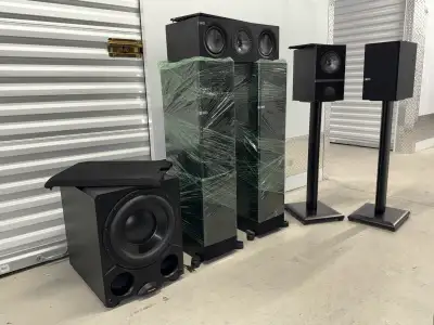 KEF 5.1 Home Theatre Speaker System  Like New  Audiophile Quali, View more