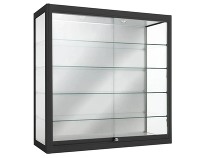Wall Mounted LED Lit Display Cases Black - $200 (Burnaby), View more