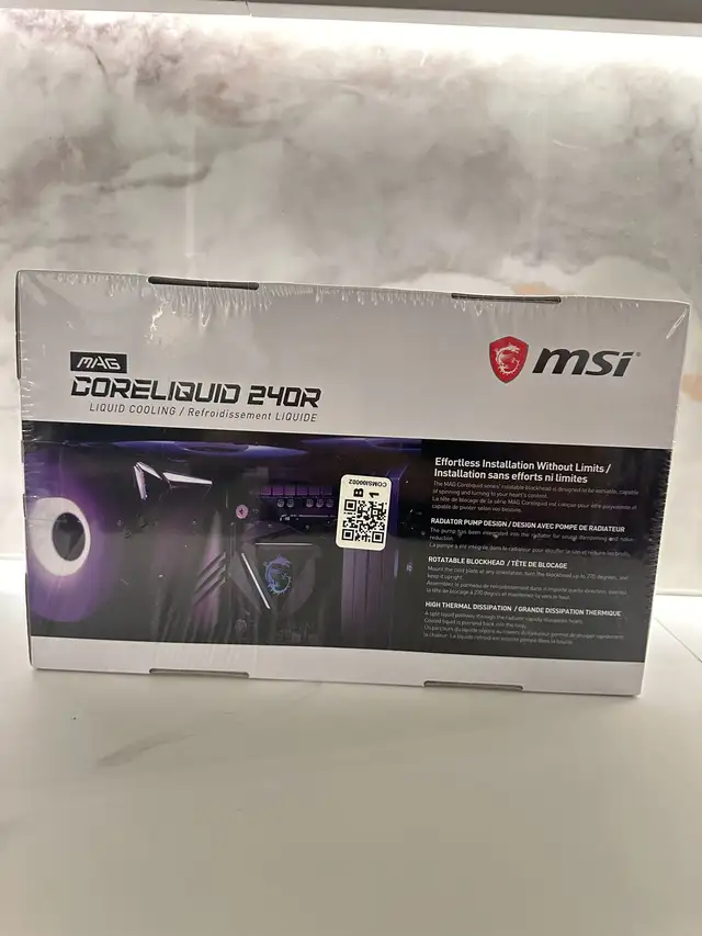 PRICE DROP - MSI MAG CoreLiquid 240R – Brand New Sealed in System Components in Markham / York Region - Image 4