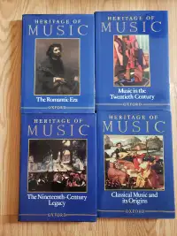 Heritage of music hardcover books