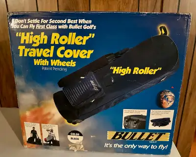 Golf Bag Travel Cover. Never Used. Bullet Golf. Open Box. $150 o.b.o. Cash Only. East End. Willing t...
