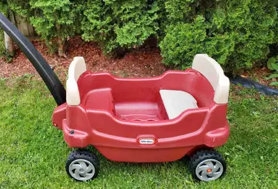 The Little Tikes Wagon offers plenty of fun for two children with its roomy seating, convenient stor...