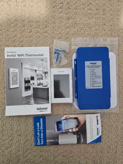 Tekmar 564 Thermostat White Invita® WiFi, View more