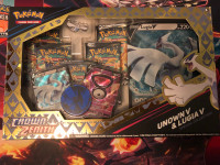 Pokémon Crown Zenith Unown V & Lugia V Special Collection Box