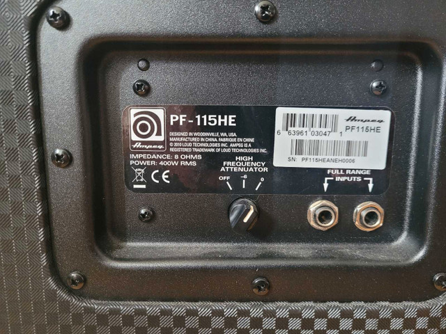 Cab basse Ampeg 1X15  dans Amplificateurs et pédales  à Ville de Québec - Image 4