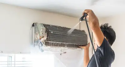 Ac cleaning / Nettoyage de climatiseur, View more