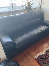 Canapé (sofa) 4 places en simili-cuir