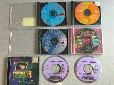 Computer SPORTS GAMES -NHL Hockey, NBA Basketball, ESPN Football, View more