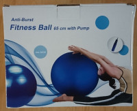 Anti-Burst Fitness Ball - 65cm with Pump