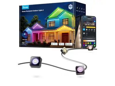 Govee Permanent Outdoor Lights Pro, 200ft with 120 RGBIC, View more