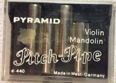 vintage PYRAMID Pitch Pipe Tuner for violin & mandolin -Made in Germany $5